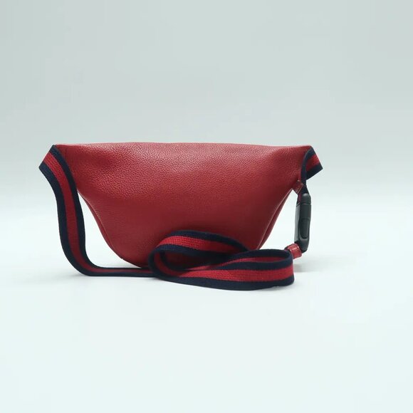 Gucci Print Red Leather Belt Bag 493-031325 - Picture 2 of 12
